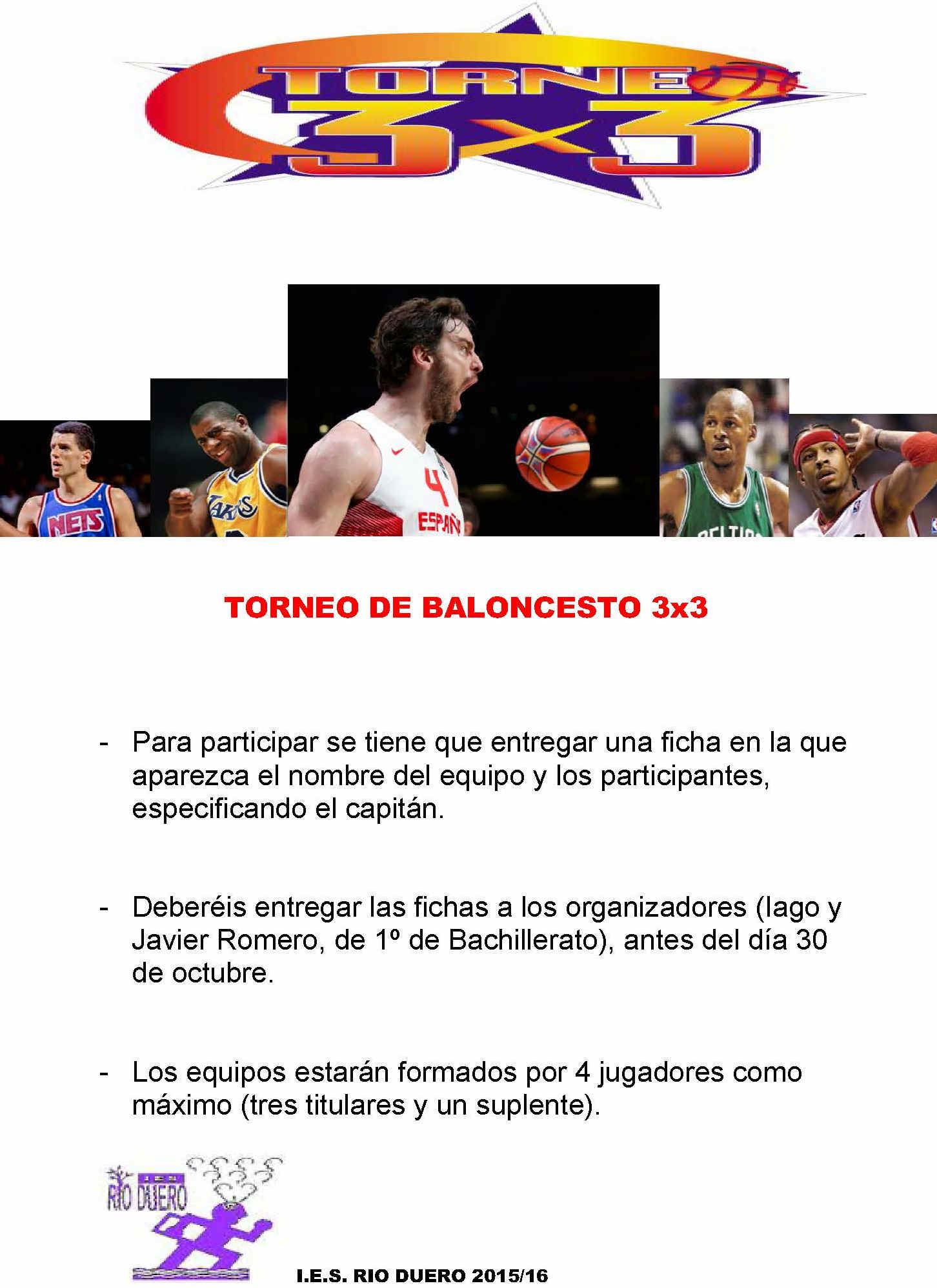 TORNEO DE BALONCESTO 2015-16